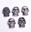 Natural Sheen Obsidian Skull Pendant Fashion Jewelry