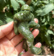 8CM Natural Stone Sasquatch Bigfoot Carvings