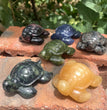 6CM Natural Stone Sea Turtle Carvings