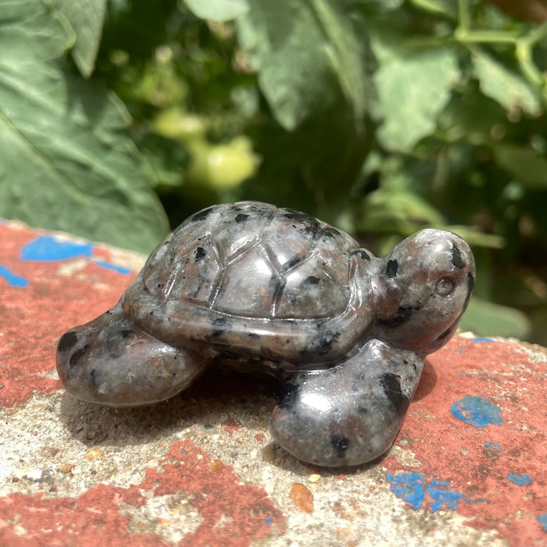 6CM Natural Stone Sea Turtle Carvings