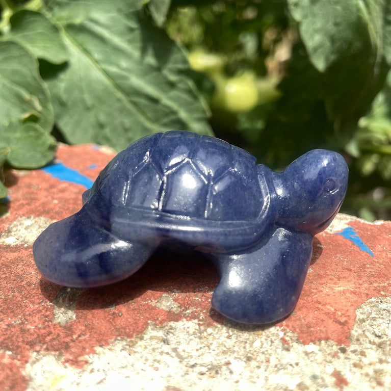 6CM Natural Stone Sea Turtle Carvings