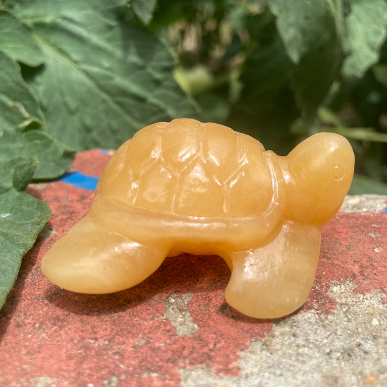 6CM Natural Stone Sea Turtle Carvings