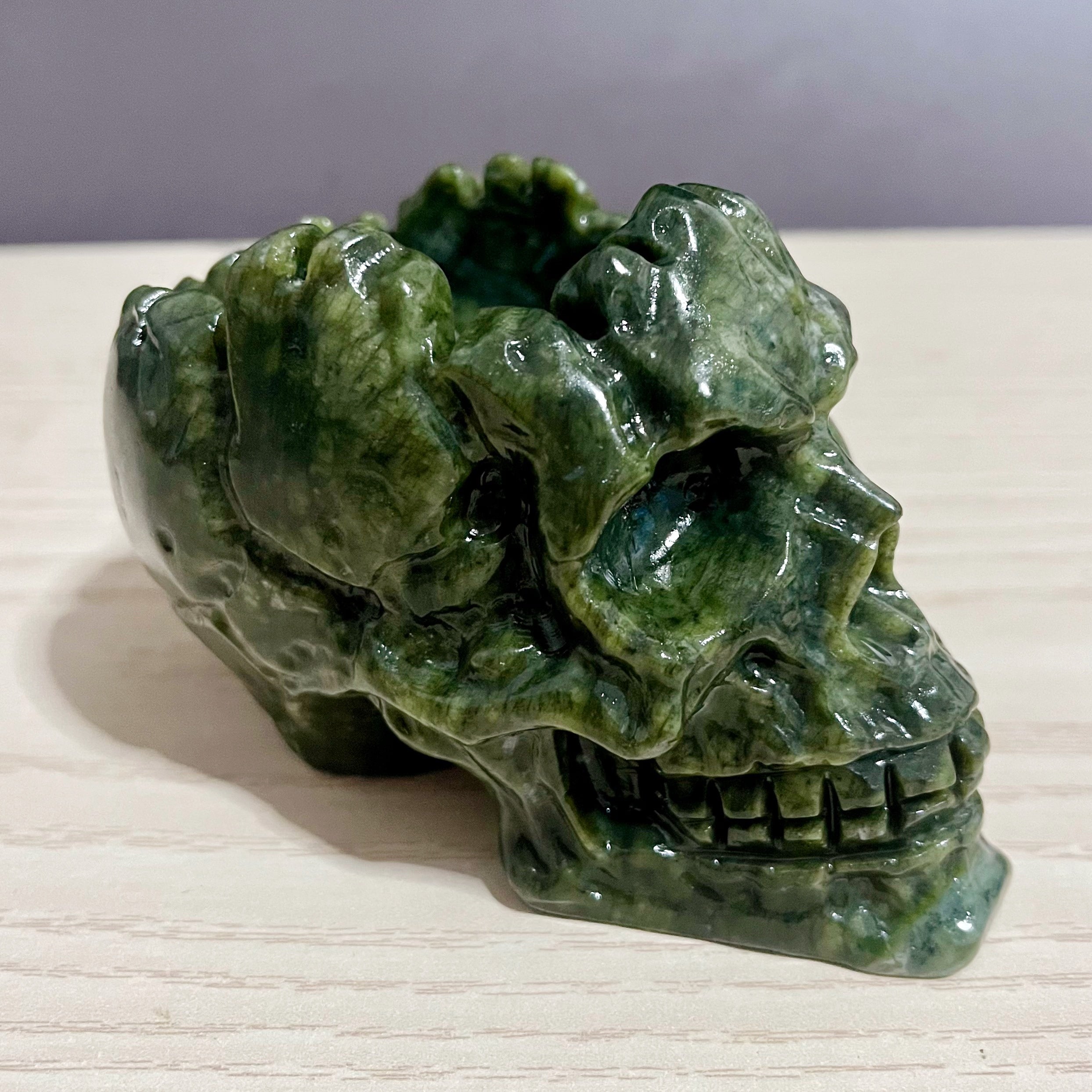 Serpentine Skull Bowl Key Bowl Holder
