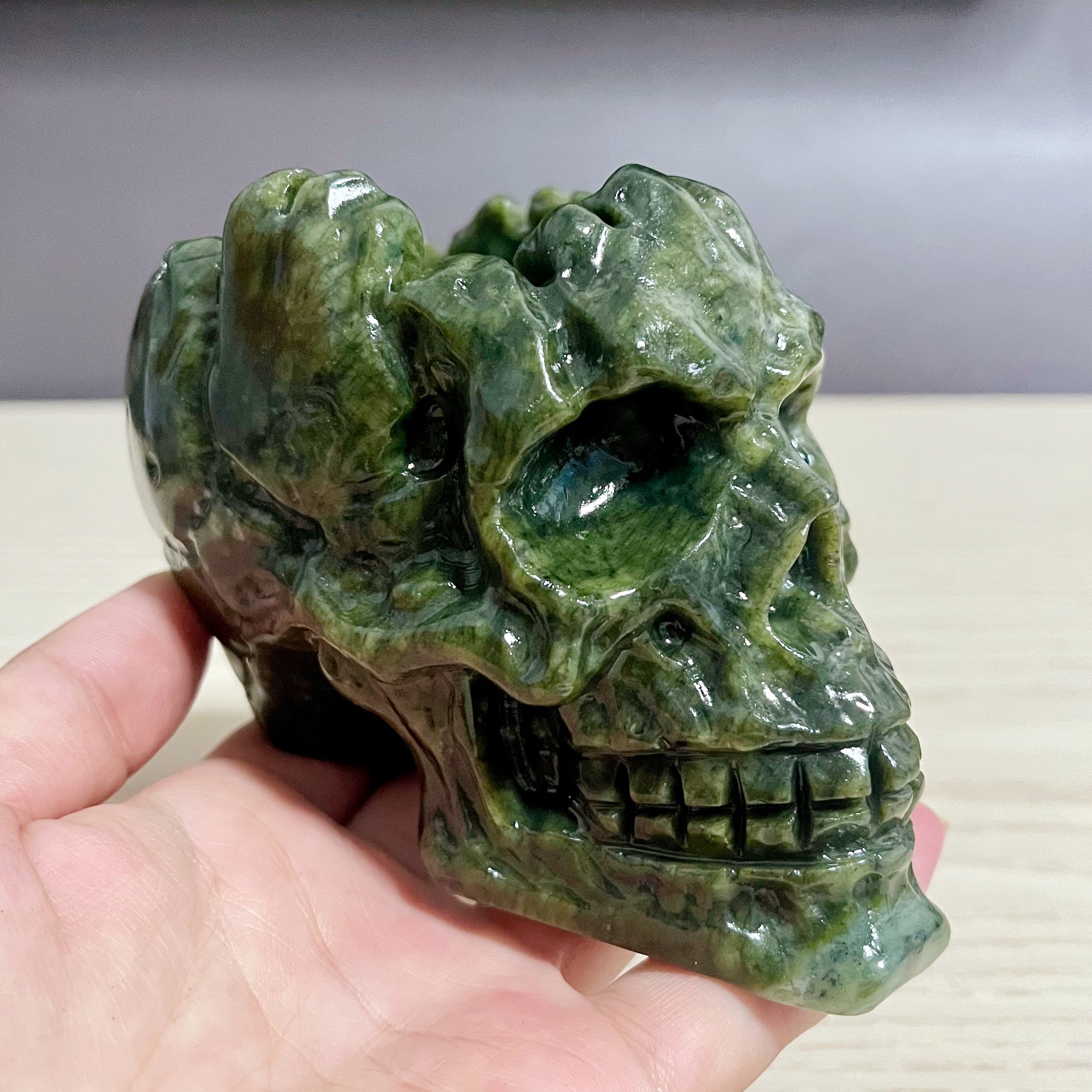 Serpentine Skull Bowl Key Bowl Holder