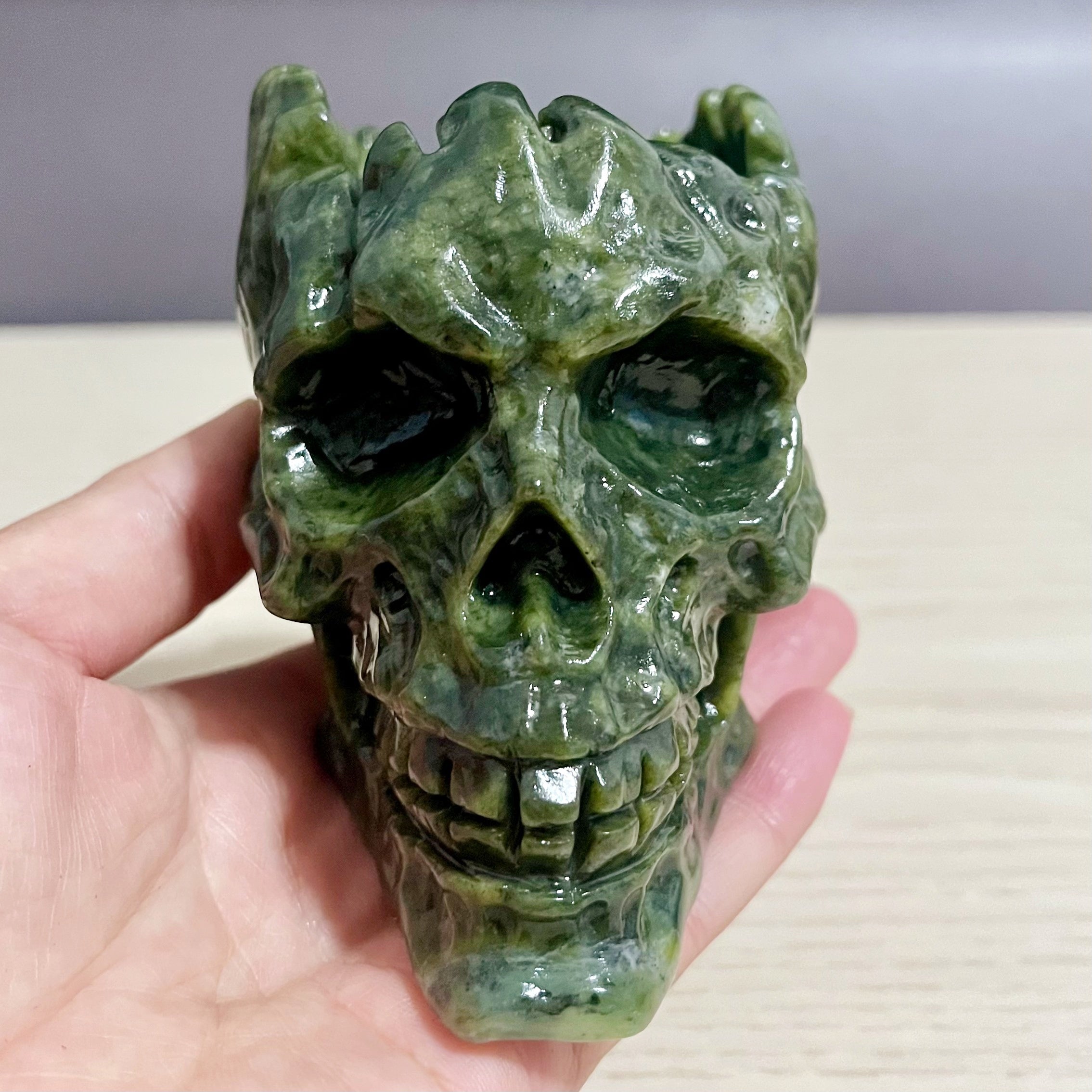 Serpentine Skull Bowl Key Bowl Holder