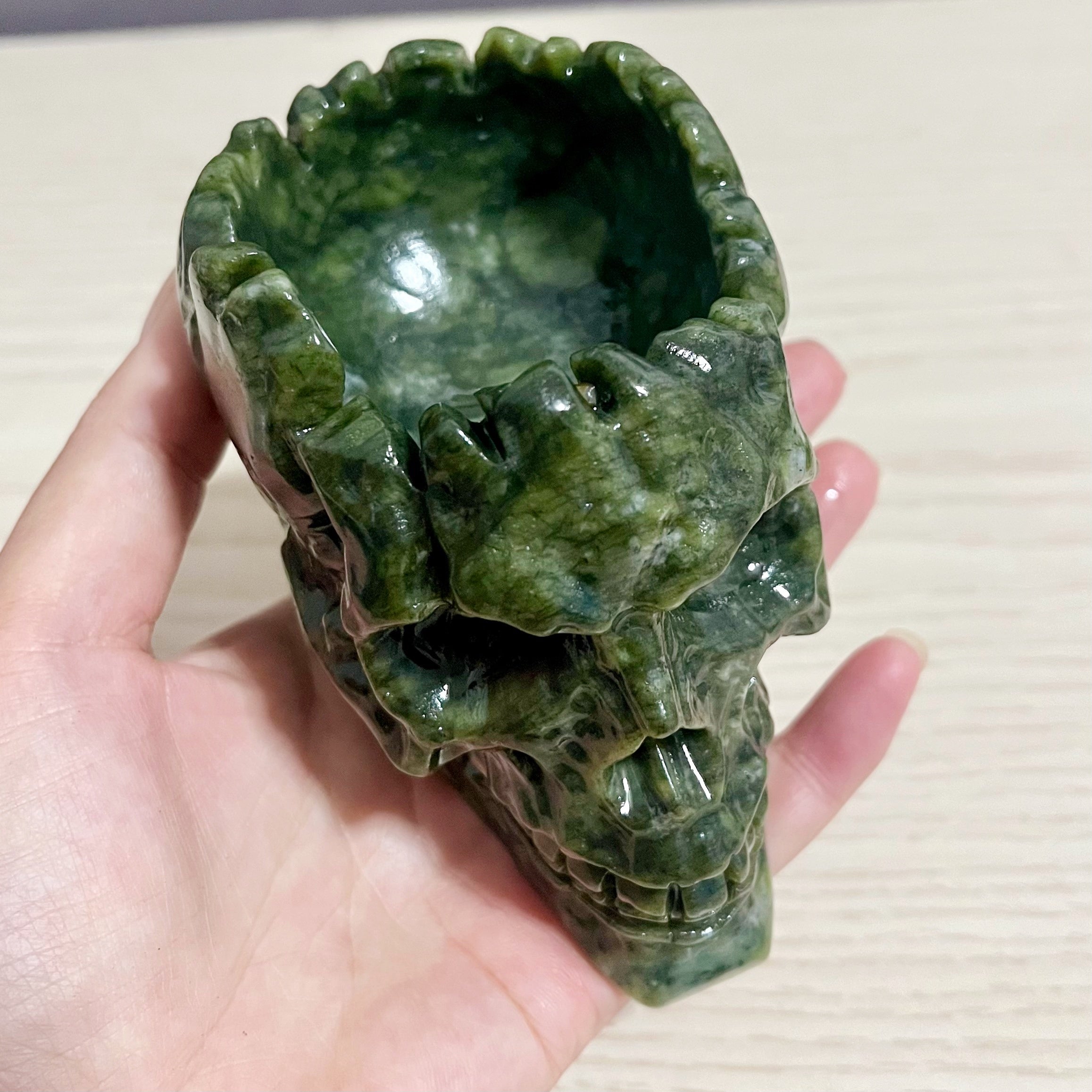 Serpentine Skull Bowl Key Bowl Holder