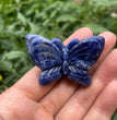 5CM Natural Stone Butterfly Carvings