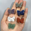 Mini Butterfly Natural Stone Carvings Confetti Scoops