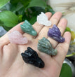 Mini Dragon Head Natural Stone Carvings Confetti Scoops