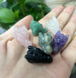 Mini Dragon Head Natural Stone Carvings Confetti Scoops