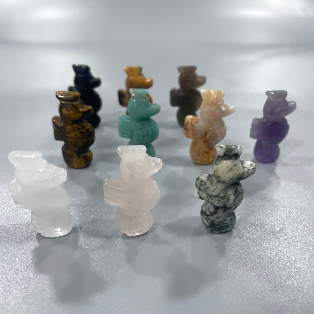 Mini Seahorse Natural Stone Carvings Confetti Scoops