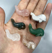 Mini Whale Natural Stone Carvings Confetti Scoops