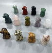 Mini Dog Natural Stone Carvings Confetti Scoops