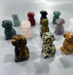 Mini Dog Natural Stone Carvings Confetti Scoops