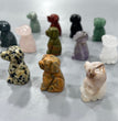 Mini Dog Natural Stone Carvings Confetti Scoops