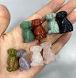 Mini Dog Natural Stone Carvings Confetti Scoops