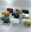 Mini Hippo Natural Stone Carvings Confetti Scoops