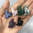 Mini Rooster Natural Stone Carvings Confetti Scoops