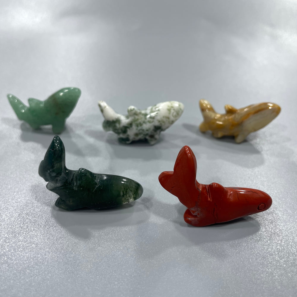 Mini Shark Natural Stone Carvings Confetti Scoops