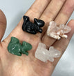 Mini Squirrel Natural Stone Carvings Confetti Scoops