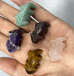 Mini Axolotl Salamander Natural Stone Carvings Confetti Scoops