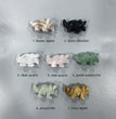 Mini Triceratops Natural Stone Carvings Confetti Scoops