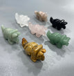 Mini Triceratops Natural Stone Carvings Confetti Scoops