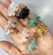 Mini Triceratops Natural Stone Carvings Confetti Scoops