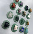 Mini Frog on Lotus Leaf Natural Stone Carvings Confetti Scoops