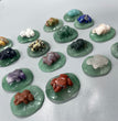 Mini Frog on Lotus Leaf Natural Stone Carvings Confetti Scoops