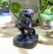 7CM Natural Garnet Larvikite Yooperlite Dinosaur T-Rex Tyrannosaurus Carvings