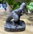 7CM Natural Garnet Larvikite Yooperlite Dinosaur T-Rex Tyrannosaurus Carvings