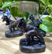 7CM Natural Garnet Larvikite Yooperlite Dinosaur T-Rex Tyrannosaurus Carvings