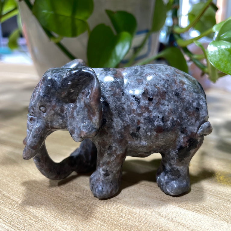 8CM Yooperlite Elephant Carvings