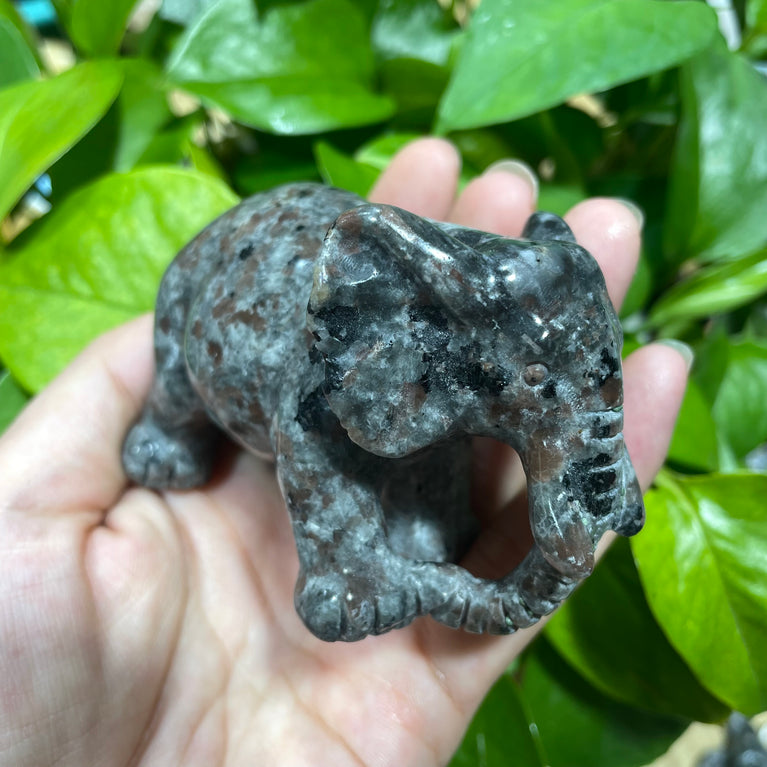 8CM Yooperlite Elephant Carvings