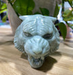 6CM Natural Stone Tiger Head Carvings