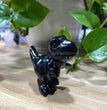 6CM Black Obsidian Yooperlite Dino Carvings