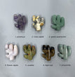 Mini Cactus Natural Stone Carvings Confetti Scoops