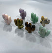 Mini Cactus Natural Stone Carvings Confetti Scoops