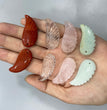 Mini Angel Wing Pendant Natural Stone Carvings Confetti Scoops