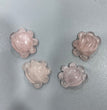 Mini Rose Quartz Bee Natural Stone Carvings Confetti Scoops