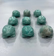 Mini Amazonite Toad Natural Stone Carvings Confetti Scoops