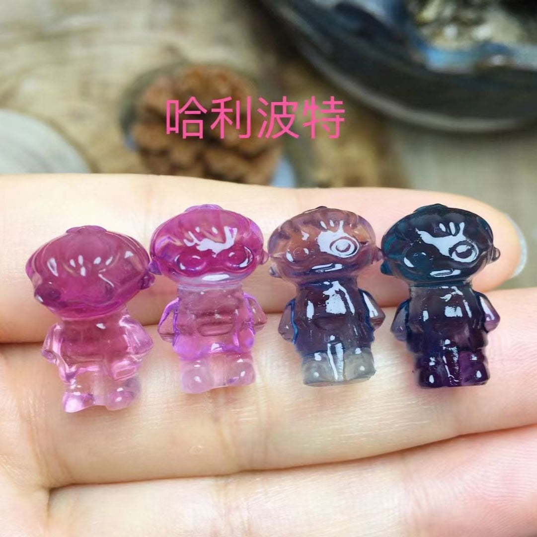 Mini Fluorite Harry Potter Natural Crystal Carvings Wholesale