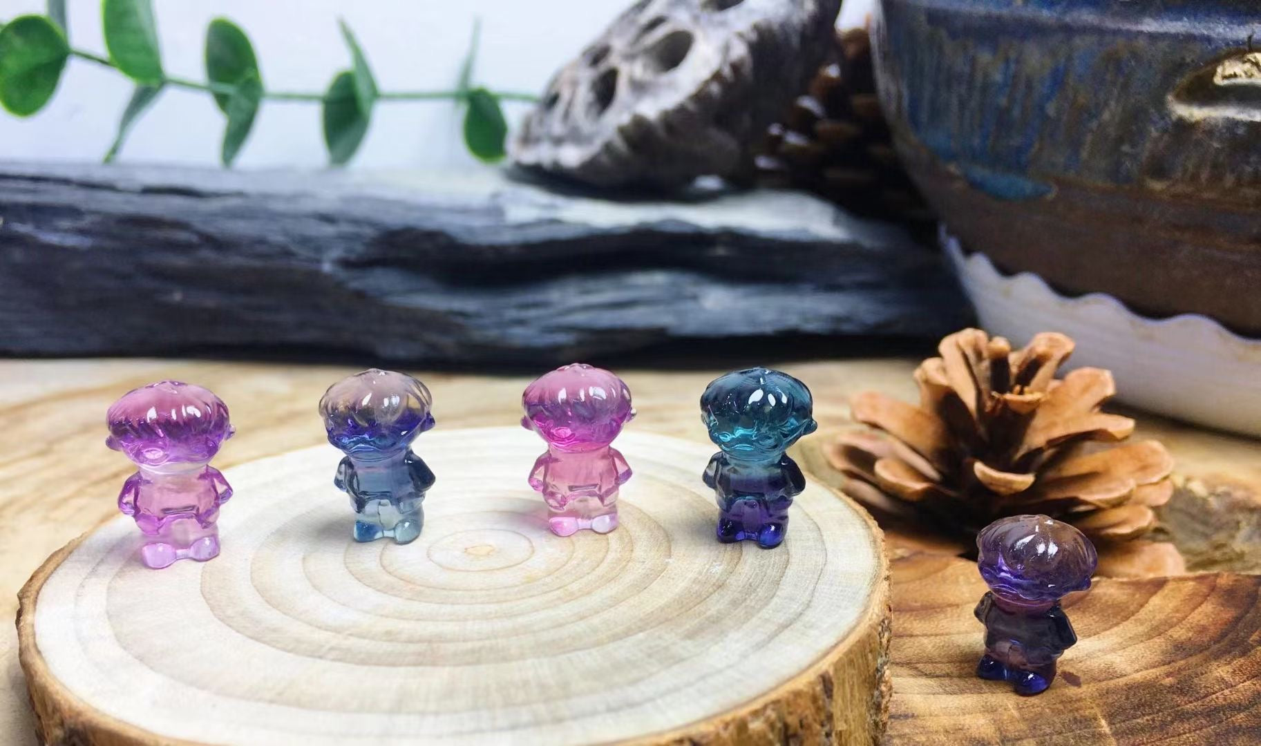 Mini Fluorite Harry Potter Natural Crystal Carvings Wholesale