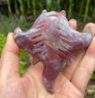 8CM Ocean Jasper Handcarved Manta Ray Stingray Natural Crystal Carving