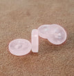 Natural Rose Quartz Button in Abundant Supply