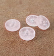 Natural Rose Quartz Button in Abundant Supply