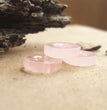 Natural Rose Quartz Button in Abundant Supply