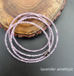 3MM Natural Crystal Multi-circles Faceted Beads Bracelets Group