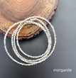 3MM Natural Crystal Multi-circles Faceted Beads Bracelets Group